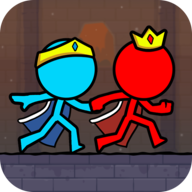 红蓝火柴人2全解锁版(Red & Blue Stickman 2)_logo